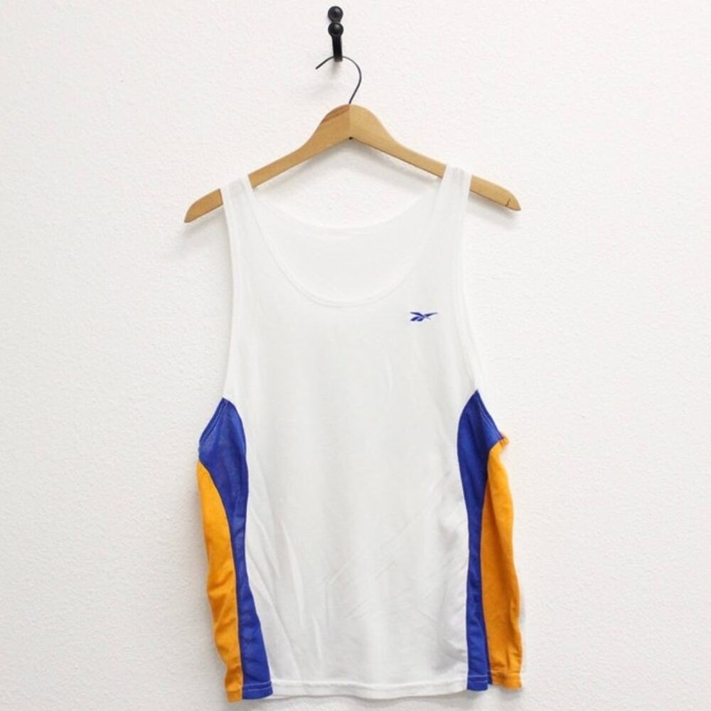 Vintage Reebok Tank T Shirt Medium